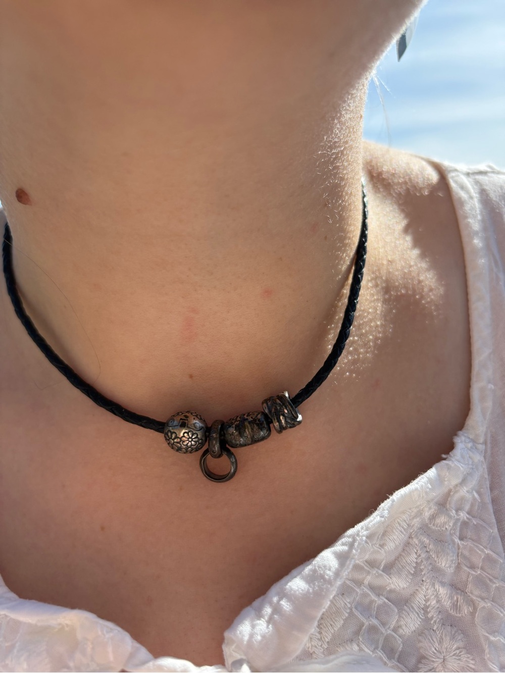 Ole Lynggaard Strap Silver Charms Chocker